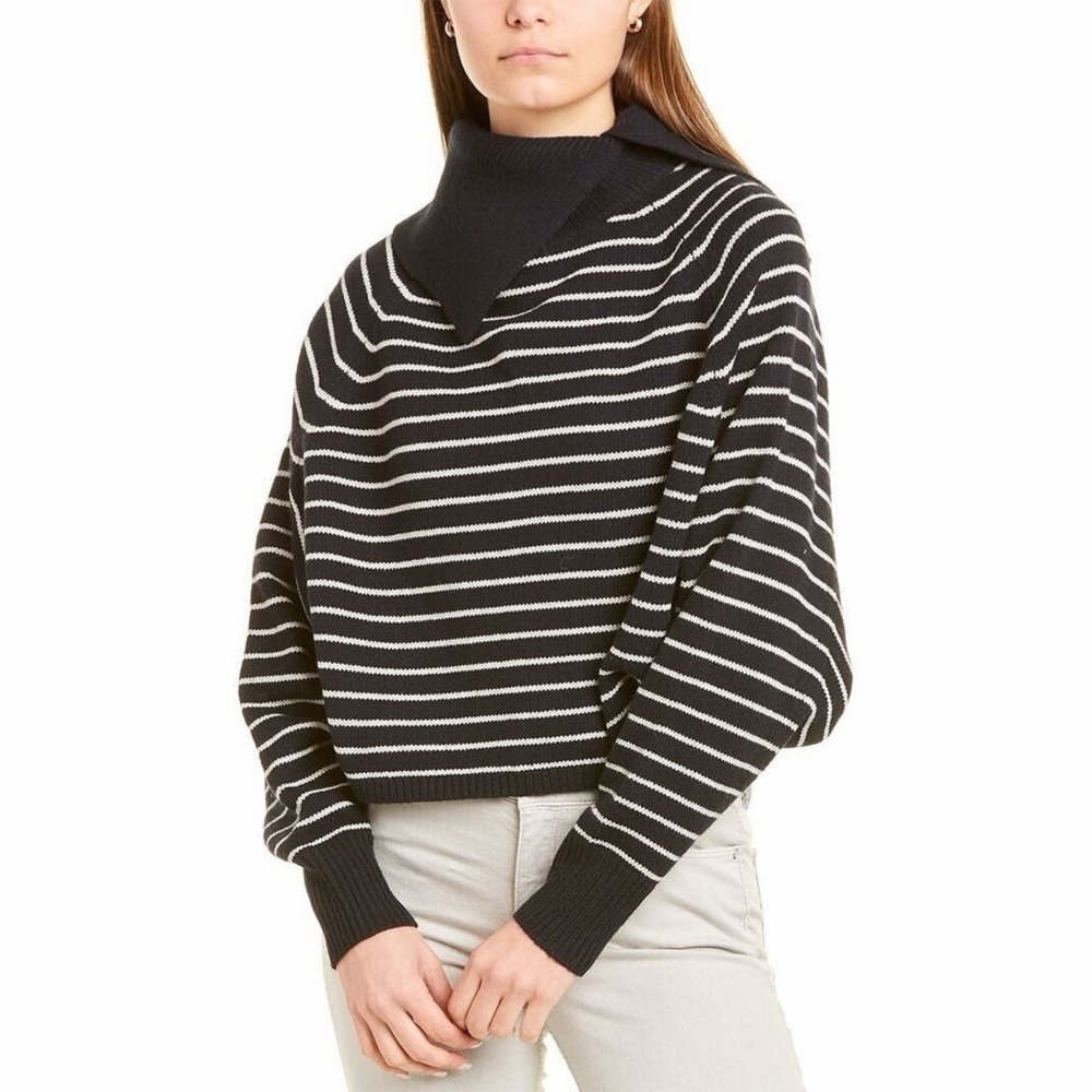 Allsaints Maddie Cropped Wool-Blend Sweater